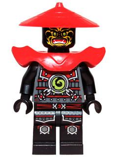 LEGO Minifigure-Swordsman - Yellow face markings-Ninjago-NJO081-Creative Brick Builders